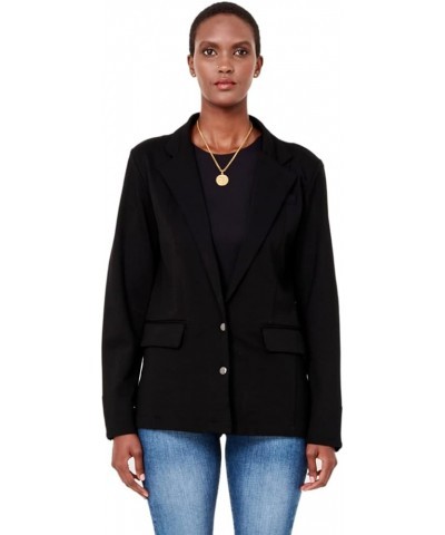 Women's Blazer Ponte Black $18.07 Blazers