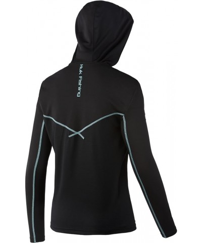 Women's Icon X Hoodie |UPF 50+ Long-Sleeve Fishing Shirt Small Black $31.34 Activewear