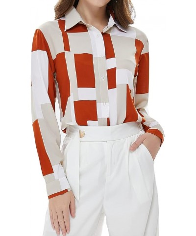 Women's Casual Blouses Long Sleeve Button Down Shirt 868-2 $11.99 Blouses