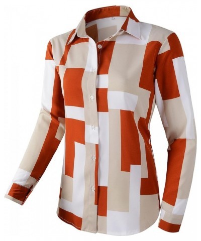 Women's Casual Blouses Long Sleeve Button Down Shirt 868-2 $11.99 Blouses