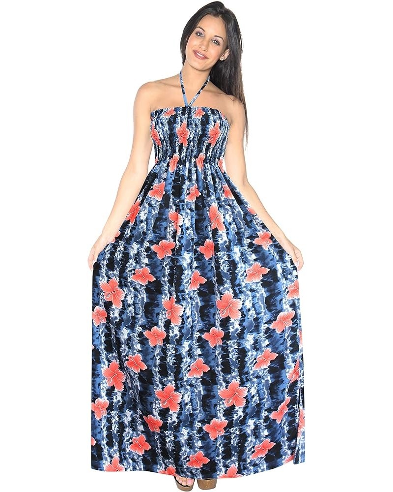 Women's Wedding Tube Top Maxi Evening Dress Strapless Dresses for Women Black, Floral $13.84 Dresses