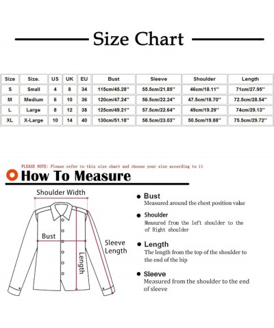 Women's Fashion Denim Jacket Coats 2023 Fall Shacket Long Sleeve Lapel Button down Boyfriend Jean Jacket with Pockets A27 Blu...