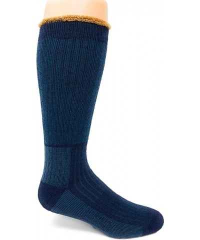 Heavy-Duty Terry Lined Endurance Alpaca Socks Lakeside Blue/Gold $12.60 Socks