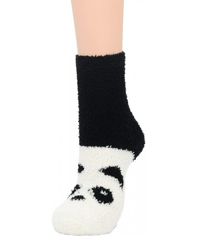 Womens Fuzzy Socks Winter Warm Fluffy Socks Athletic Outdoor Sports Socks 5 Pack Animals $7.64 Socks