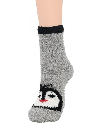 Womens Fuzzy Socks Winter Warm Fluffy Socks Athletic Outdoor Sports Socks 5 Pack Animals $7.64 Socks