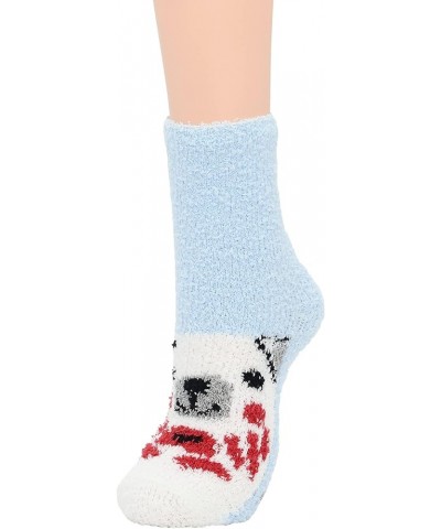 Womens Fuzzy Socks Winter Warm Fluffy Socks Athletic Outdoor Sports Socks 5 Pack Animals $7.64 Socks