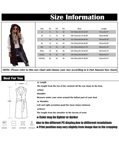 Long Winter Jackets for Women Women's Long Quilted Vest Hooded Sleeveless Zip Up Puffer Vest Padded Jacket Winter Coat 01--gr...