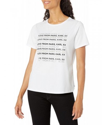 Women's Logo T-Shirt, White $22.96 T-Shirts