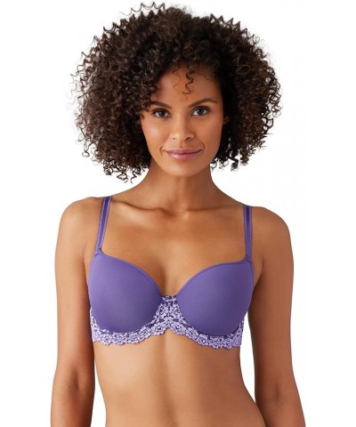 Women's Embrace Lace Contour Bra Mystical/Purple Rose $31.86 Lingerie