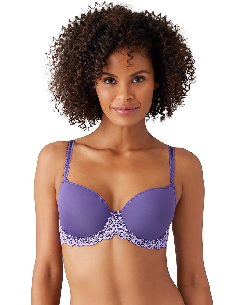 Women's Embrace Lace Contour Bra Mystical/Purple Rose $31.86 Lingerie