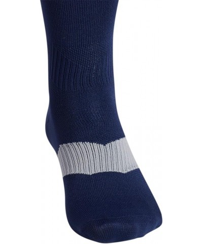 Unisex-adult Metro 5 Soccer Socks (1-pair) Team Navy Blue/Clear Grey/White $7.56 Activewear