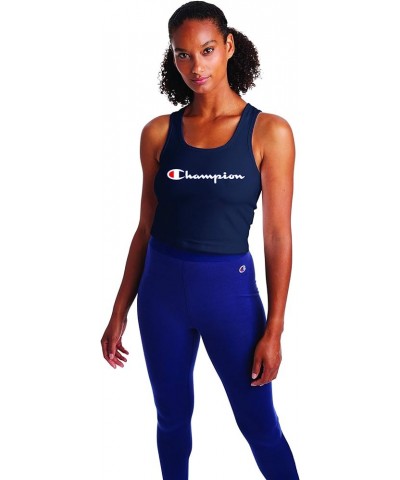 Women's Crop Top, Authentic Cropped Top for Women, Athletic Top for Women Athletic Navy Script $12.41 Activewear