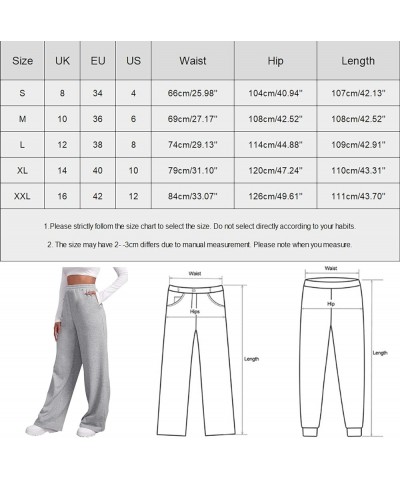 Bottom Sweatpants Pockets High Waist Sporty Gym Athletic Fit Jogger Pants L-ounge Trousers Khaki-c $11.19 Activewear