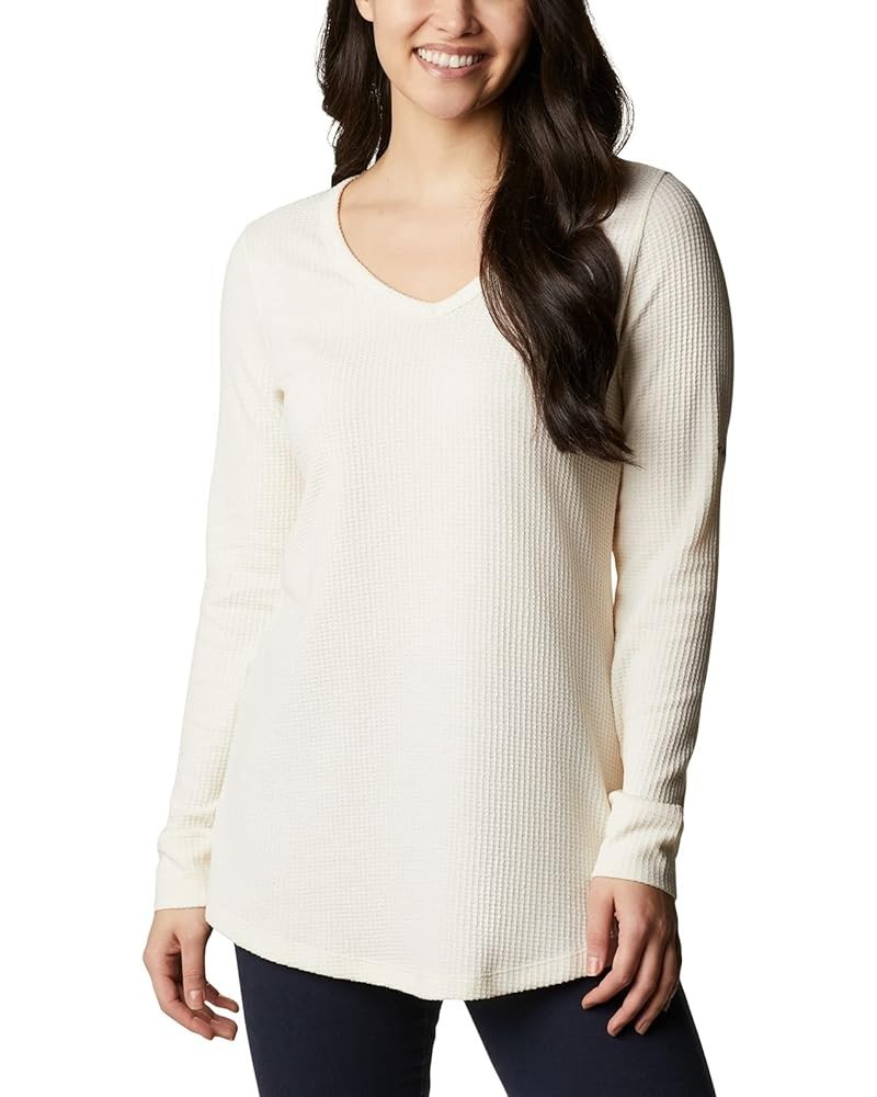 Women's Pine Peak Long Sleeve Tunic Thermal Chalk Heather $16.66 Underwear