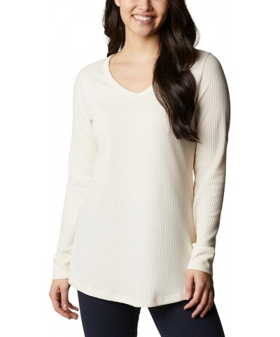 Women's Pine Peak Long Sleeve Tunic Thermal Chalk Heather $16.66 Underwear