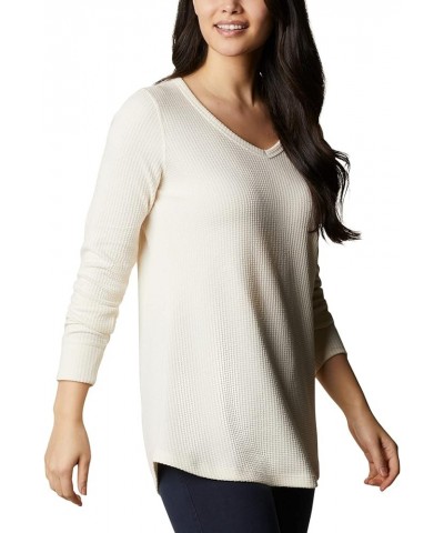 Women's Pine Peak Long Sleeve Tunic Thermal Chalk Heather $16.66 Underwear