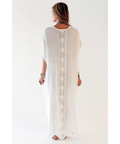 Caftans for Women Beachwear Turkish Long Swimsuit Cover up Kaftan Beach Dress Color 4 $16.49 Swimsuits