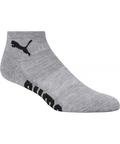 Women's 6 Pack Quarter Crew Socks White/Grey/Black Logo $7.53 Activewear