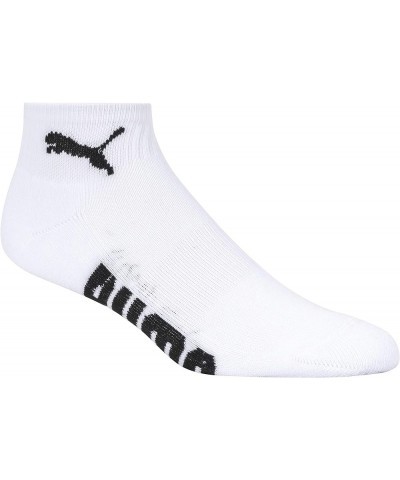 Women's 6 Pack Quarter Crew Socks White/Grey/Black Logo $7.53 Activewear