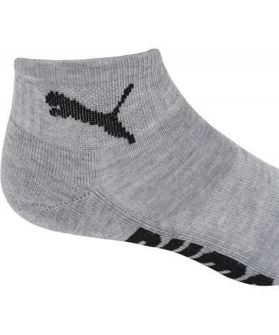 Women's 6 Pack Quarter Crew Socks White/Grey/Black Logo $7.53 Activewear