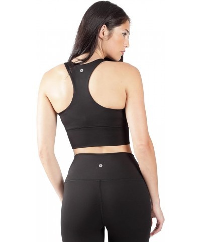 Lux Moisture Wicking Sports Bra Black $12.90 Lingerie