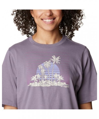 Women's Standard Bramley Bay Relaxed Tee Granite Purple Pfg Isle Rise $16.50 T-Shirts