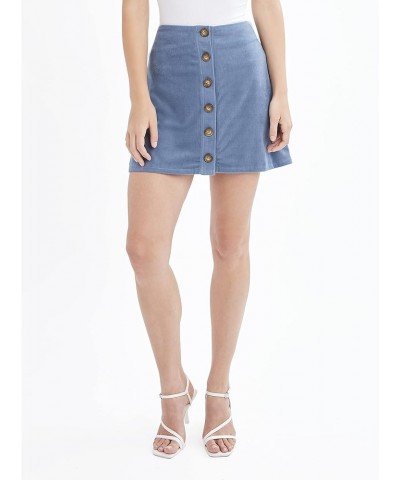 Women's Corduroy Mini Skirt Night Blue $12.49 Skirts