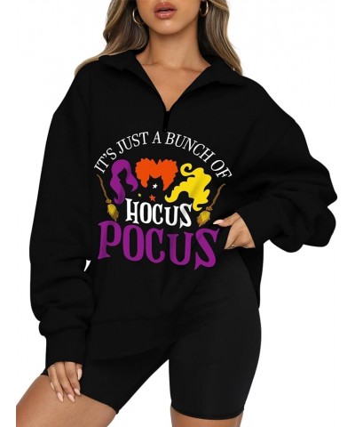 Women's Halloween Zipper Hoodies Witch Pullover Sweatshirt Hocus Pocus Hoodie Tops Halloween Costumes Style C $10.99 Hoodies ...