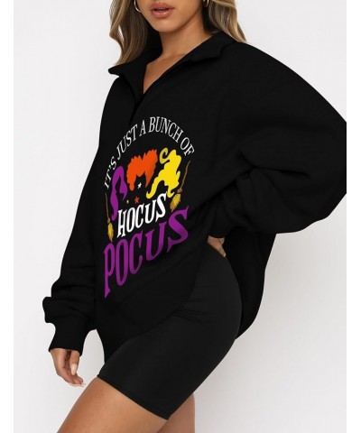 Women's Halloween Zipper Hoodies Witch Pullover Sweatshirt Hocus Pocus Hoodie Tops Halloween Costumes Style C $10.99 Hoodies ...