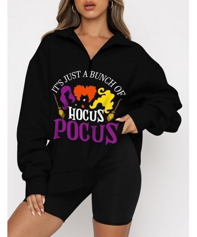 Women's Halloween Zipper Hoodies Witch Pullover Sweatshirt Hocus Pocus Hoodie Tops Halloween Costumes Style C $10.99 Hoodies ...