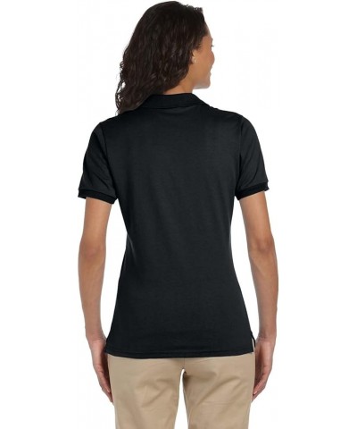 Ladies' SpotShield Jersey Polo Shirt Black $10.03 Shirts