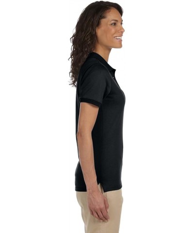 Ladies' SpotShield Jersey Polo Shirt Black $10.03 Shirts