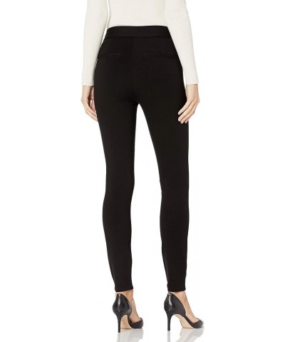 Women's Astrud Transcend Knit Double Button Zipper Pocket Ultra Skinny Pant Black $54.41 Pants