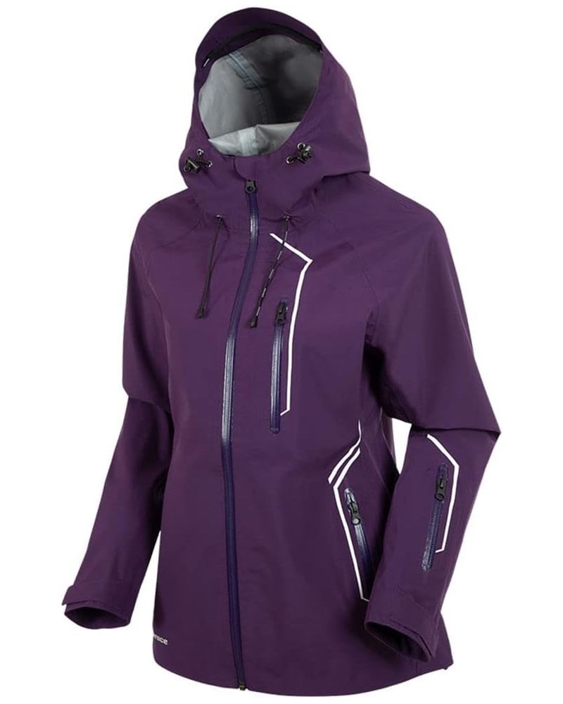 Women's Mia Zephal MAX Rain Jacket Blackberry/Pure White $66.65 Coats