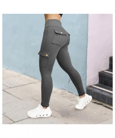 Womens Black Pants with Pockets Workout Running Women Sports Athletic Yoga Pants Leggings for Women Winter Warm F-bu2 $9.80 P...