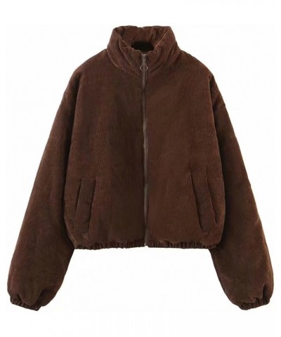 Winter Coat Women Coats for Women Plus Size Warm Shacket Puffer Jackets Winter Jacket Womens Woman's Coat Down Coats 15coffee...