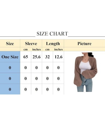 Bolero Shrug Y2k Tops Shrug for Women Knit Bolero Bolero Sweater for Women Open Front Long Sleeve Bolero Shrug Aprioct $17.27...