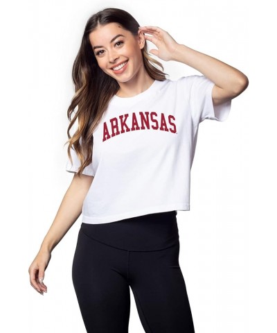 Women's Short 'N Sweet Tee Arkansas Razorbacks Medium White $9.69 T-Shirts