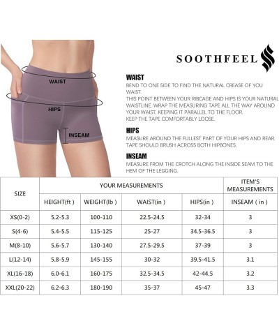 Women's High Waist Yoga Shorts with Side Pockets Tummy Control Running Gym Workout Biker Shorts for Women 8" /3 3 Inch 3" Pin...