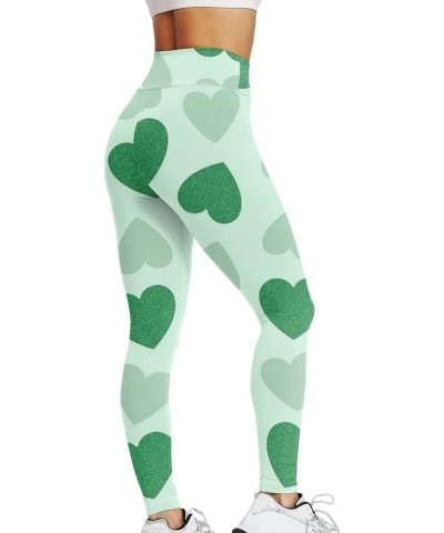 Women's St Patricks Day Tights Leggings Irish Clover Shamrocks Tummy Control Leggings for Women High Waisted Leggings Imint G...