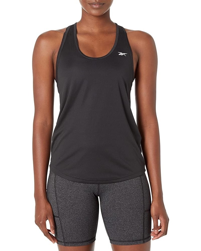 Women's Workout Ready Mesh Back Tank Night Black/Small White Vector Logo Medium $10.50 Activewear