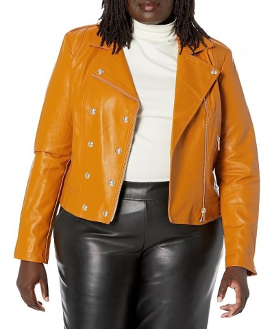 Women's City Chic Plus Size JKT Megan Caramel $20.81 Jackets
