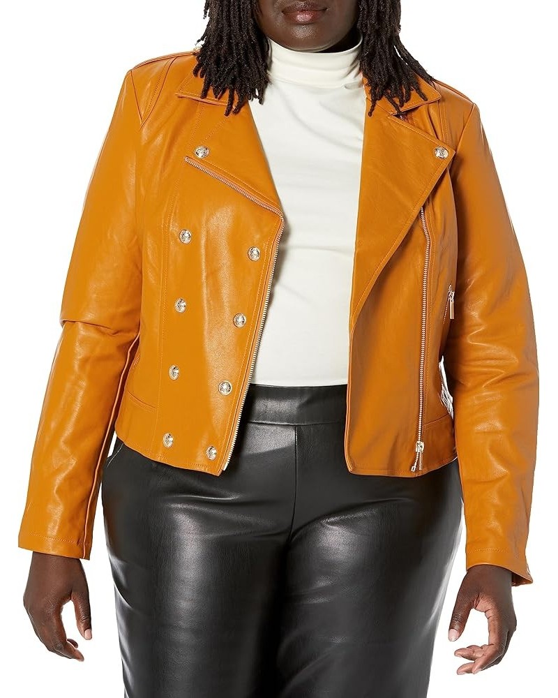 Women's City Chic Plus Size JKT Megan Caramel $20.81 Jackets