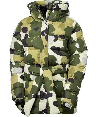 Womens Grace Puffy Parka 431 Utility Green Print $89.69 Jackets