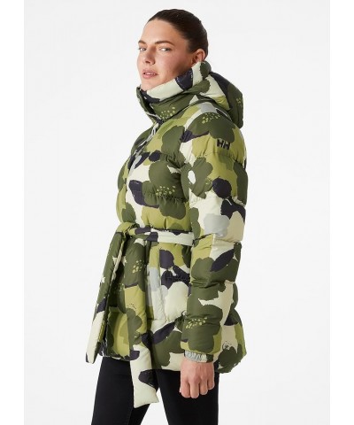 Womens Grace Puffy Parka 431 Utility Green Print $89.69 Jackets