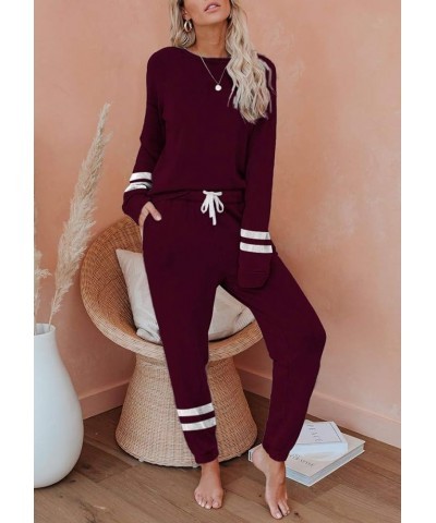 Lounge Sets for Women Two Piece Outfits Sweatsuits Sets Long Pant Loungewear Workout Athletic Tracksuits Purple $22.07 Active...