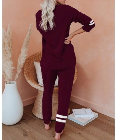 Lounge Sets for Women Two Piece Outfits Sweatsuits Sets Long Pant Loungewear Workout Athletic Tracksuits Purple $22.07 Active...