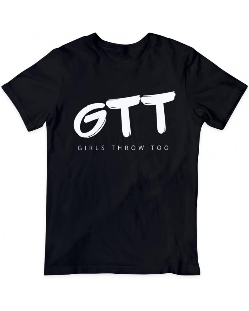 T Shirt for Women Apparel Men Softball Athletic GTT Cornhole t-Shirts Black $12.18 Activewear