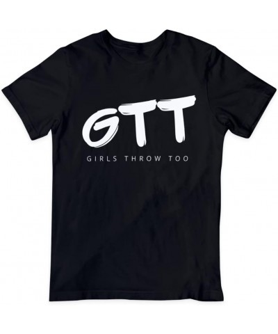 T Shirt for Women Apparel Men Softball Athletic GTT Cornhole t-Shirts Black $12.18 Activewear