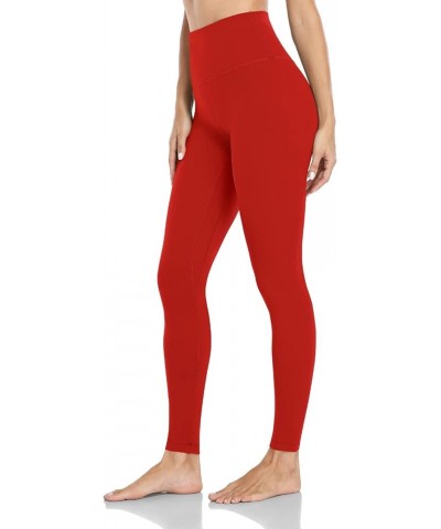 Essential/Workout Pro Full Length Yoga Leggings, Women's High Waisted Workout Compression Pants 28'' Essential True Red $12.7...